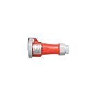 Leviton 430C7WLEVPI 30 Amp Pin/Sleeve Connector W/Ind-Red
