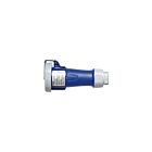 Leviton 430C9WLEVPI 30 Amp Pin/Sleeve Connector W/Ind-Blue