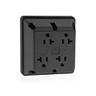 Leviton 4978-GY Weatherproof Wallplate, 1-Gang