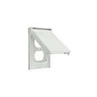Leviton 4978-W Weatherproof Wallplate, 1-Gang