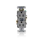 Leviton 5252-GY 15A 125V Receptacle