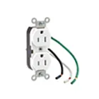 Leviton 5262-LW 15A 125V Receptacle