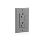Leviton 5280-GY 15A 125V Receptacle
