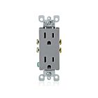 Leviton 5325-GY 15A 125V Receptacle