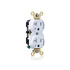 Leviton 5362-2PW 20A 125V Single Receptacle