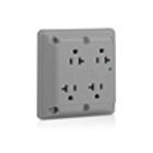 Leviton 5490-GY 20A 125V Receptacle