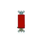Leviton 5621-2r Red Rocker Switch