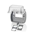 Leviton 5981-UCL 1-Gang Extra Duty Weather-Resistant While-In-Use Cover for GFCI/Decora, Horizontal, Clear