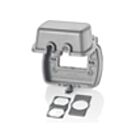 Leviton 5981-UGY 1-Gang Extra Duty While-In-Use Cover for GFCI/Decora