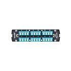Leviton 5F100-S4Q Sdx Shuttered Lc Fiber Adapter Plate