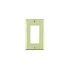 Leviton 80401-CNI 1-Gang Decora Wallplate Ivory