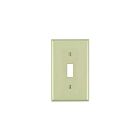 Leviton 80701-i Ivory Toggle Wallplate