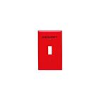 Leviton 80701-re Red Wallplate 1 Gangs