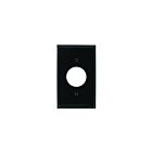 Leviton 80704-e Black Wallplate 1 Gangs