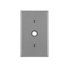 Leviton 80718-GY Nylon 1 Gang Telephone Plate