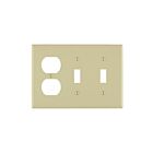 Leviton 80721-I 3-Gang Combination Wallplate