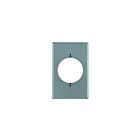 Leviton 80728-gy Grey Wallplate 1 Gangs