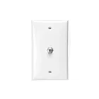 Leviton 80781-T Flushmount 1 F-Connector Wallplate