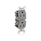 Leviton 8200-GY 15A 125V Receptacle