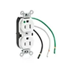 Leviton 8200-LW 15A 125V Receptacle
