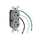 Leviton 8300-LGY 20A 125V Receptacle