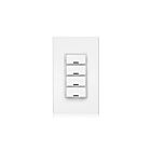 Leviton DLDNK-4W White Lumina Rf 4-Button Bluetooth Keypad Room Controller