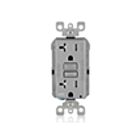 Leviton GFWT2-GY 20A 125V Receptacle
