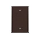 Leviton lev-80514 Brown Blank Wallplate