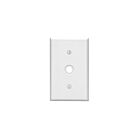 Leviton lev-88018 White Cable Wallplate