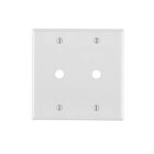 Leviton lev-88062 White Cable Wallplate