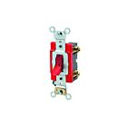 Leviton 1221-plr Red Toggle Switch