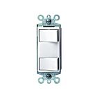 Leviton 1754-t Light Almond Dual Rocker Switch