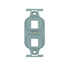 Leviton 41087-2gp Grey Multimedia Insert