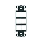 Leviton 41646-e Black Multimedia Insert