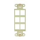 Leviton 41646-i Ivory Multimedia Insert