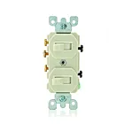 Leviton 5241-t Light Almond Toggle Switch