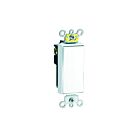 Leviton 5624-2w White Rocker Switch