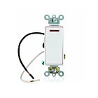 Leviton 5638-2w White Rocker Switch