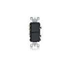 Leviton 5641-e Black Decora Combination Switch