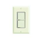Leviton 5643-t Light Almond Combination Switch