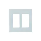 Leviton 80309-sw White Decorator Wallplate 2 Gangs