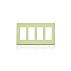 Leviton 80312-st Light Almond Decora Wallplate
