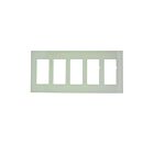 Leviton 80321-st Light Almond Wallplate 5 Gangs