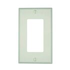 Leviton 80401-ni Ivory Decora Wallplate With Grid
