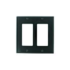 Leviton 80409-ne Black Decorator Wallplate