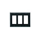 Leviton 80411-e Black Decorator Wallplate 3 Gangs