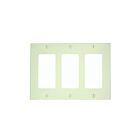 Leviton 80411-nt Light Almond Decorator Wallplate 3 Gangs