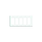Leviton 80423-e Black Wallplate 5 Gangs