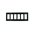 Leviton 80436-e Black Decorator Wallplate