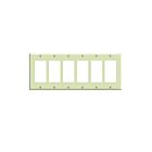 Leviton 80436-i Ivory Decora Wallplate